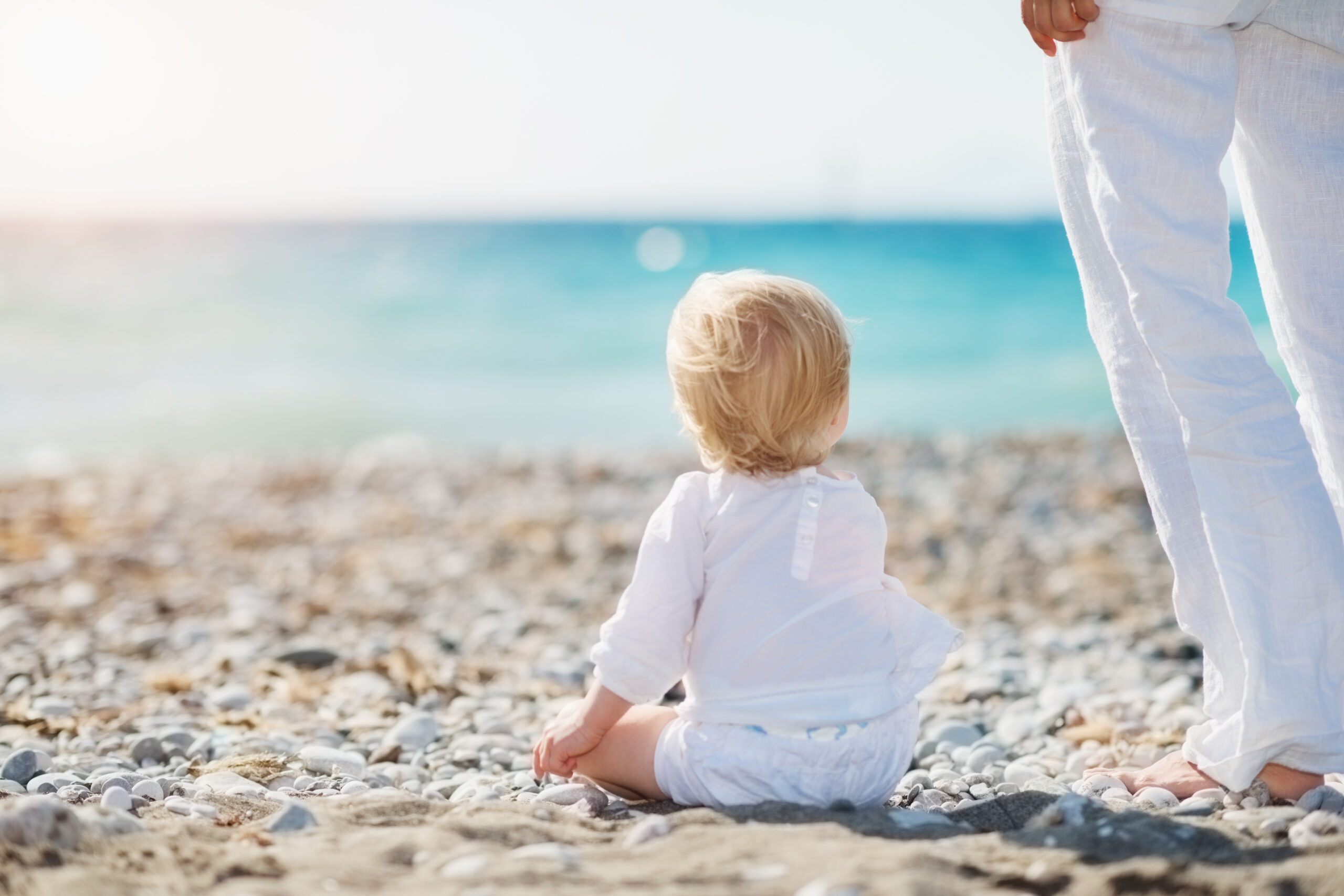 Summer Baby on Beach